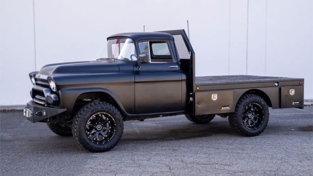 Custom 1959 GMC Apache Utility Truck